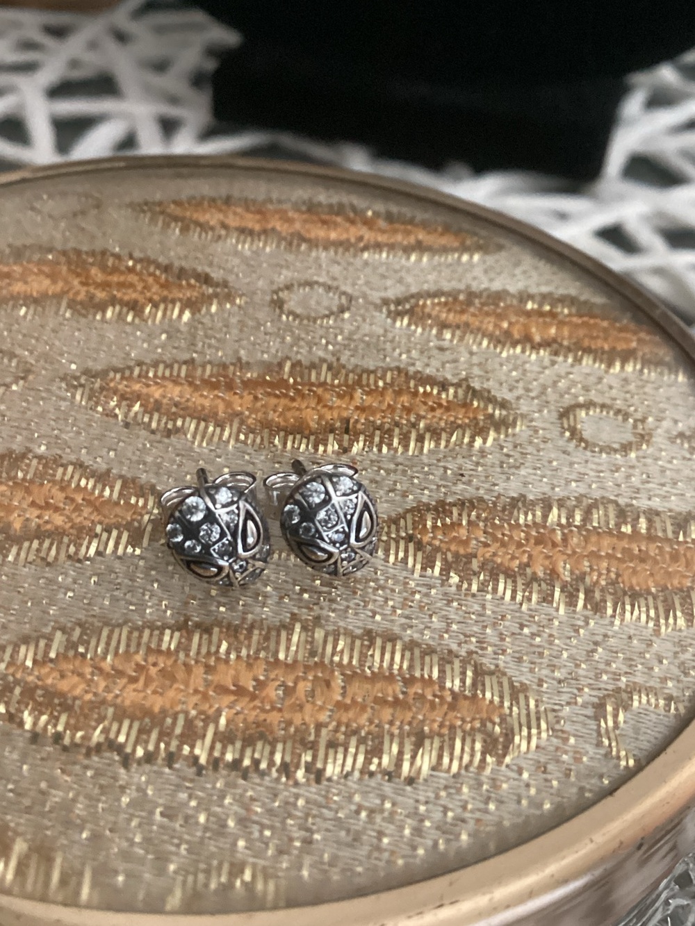 Sterling Silver Spider-Man Stud Earrings by Pandora! New!